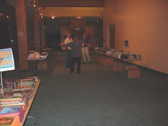 book tables at Creation conference