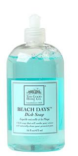 good home beach days dish soap