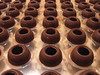 Hollow chocolate truffle shells