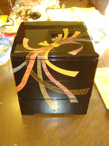 traditional Japanese New Year's food box