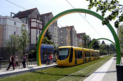Tram in Mulhouse, France