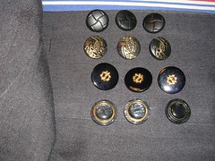 buttons for grey jacket