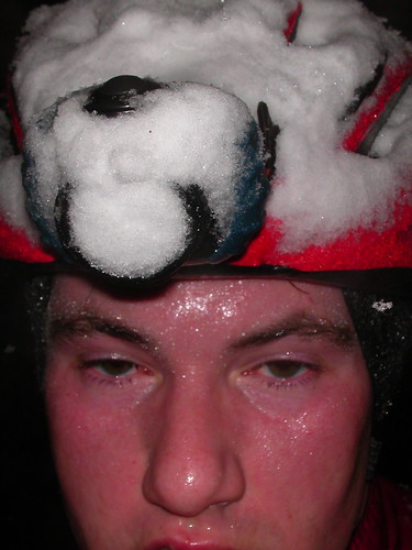 Snow ride self-portrait