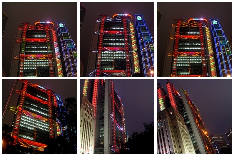 2007匯豐銀行總行燈飾