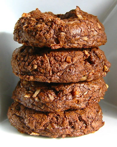 The Savory Notebook: Double Chocolate "Almond Joy" Cookies