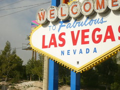 The famous Las Vegas sign