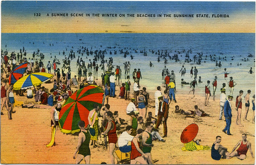 Postcard: Florida Beaches in Winter