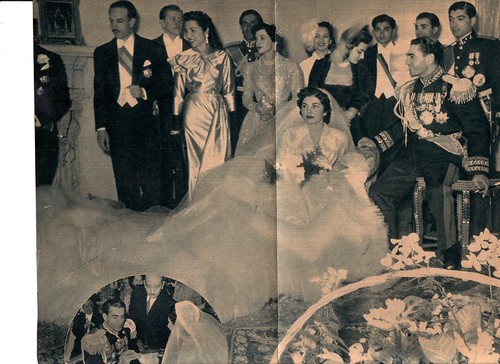  Shah Mohammad Reza Pahlavi's wedding to Queen Soraya Esfandiari 