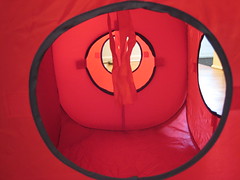 Inside The Kitty Tent