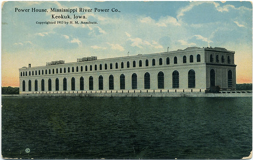 Postcard: Keokuk, Iowa, Power House