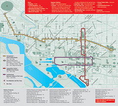 DC Circulator route map, Effective 3/26/2007