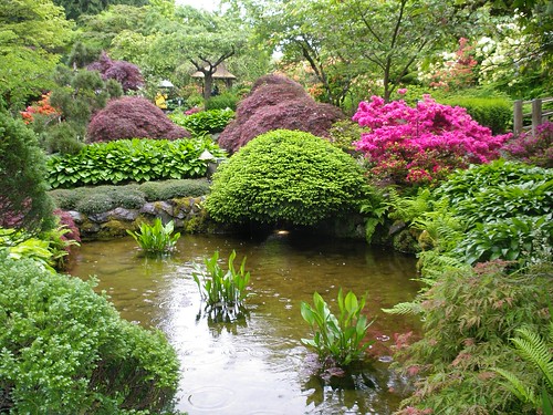 Japanese Garden, Butchart Gardens.Victoria, B.C.