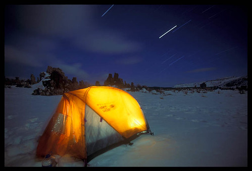 Winter Camping, Mono Lake