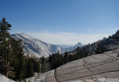 Half Dome from Olmstead Point near Tuolumne Meadows