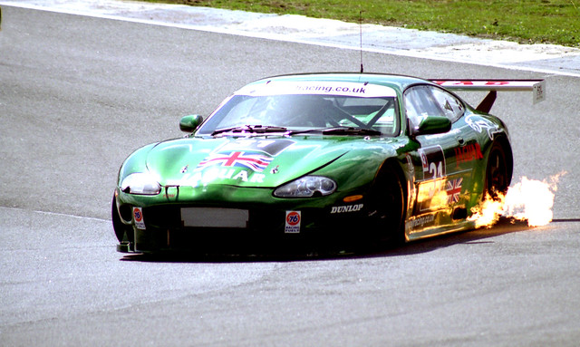 2003 green fire jaguar exhaust knockhill xk8 powertour