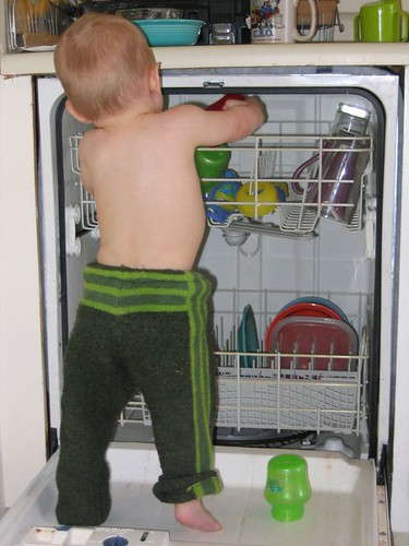 Up in the dishwasher