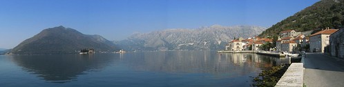 Kotoro Bay as seen from Perast, Montenegro