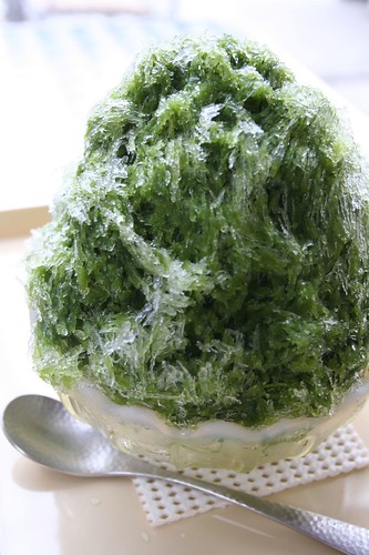 greentea shaved ice