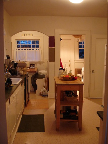 The kitchen....