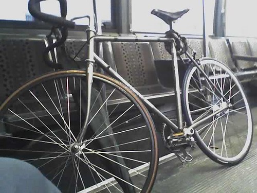 My bike on the bus