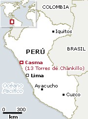 Chanquillo mapa