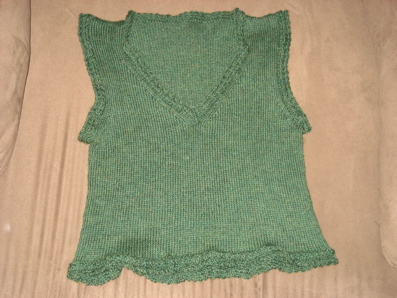 Kathy's vest - front
