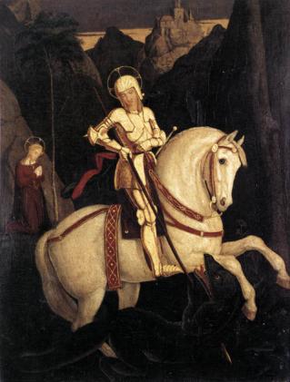 St George and the Dragon, Franz Pforr, 1811