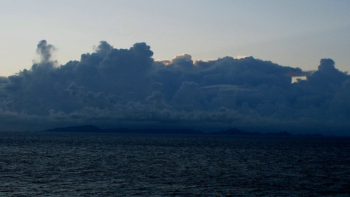 A shot of the morning sky taken in the Grenadines.