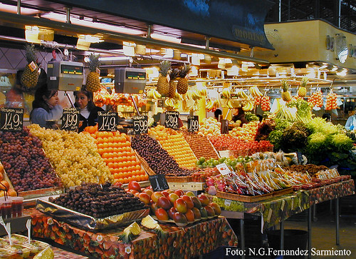 Mercado de Frutos en la Boqueria 2