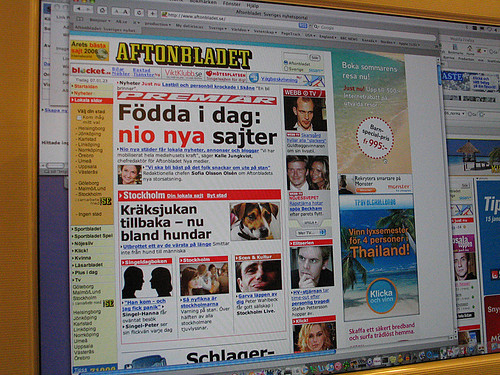 EFIT 08:26 - Aftonbladet launched nine local sites today