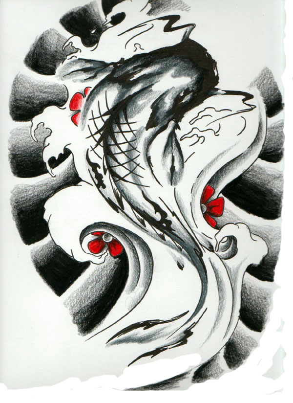 Koi Tattoo Flash This is the 