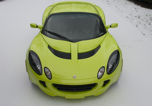 Snowy Lotus Elise 4,car, sport car 