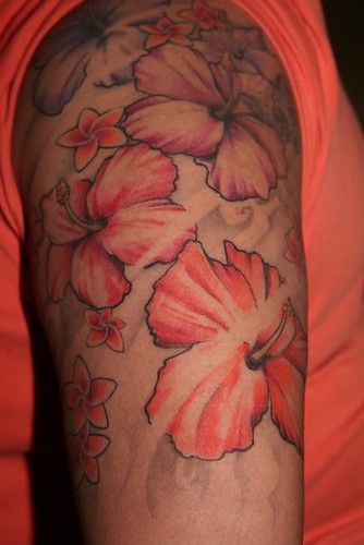 mom's sleeve flippedcracker Tags flowers tattoo mom plumeria josh
