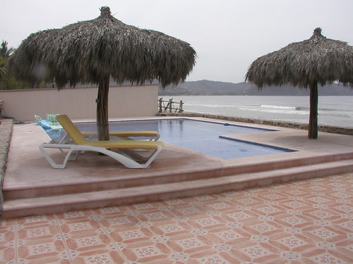 Poolside at Tenacatita Bay
