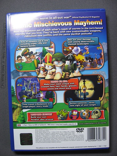 Worms 4: Mayhem for PlayStation 2, 3/4