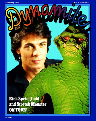 Fantasy Cover - Stretch Monster Dynamite Magazine - 1977