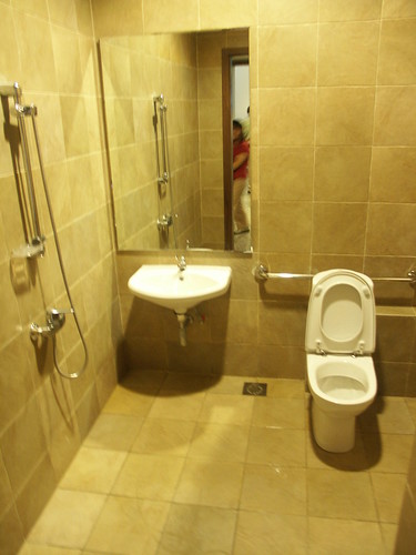 wheelchair-friendly bathroom