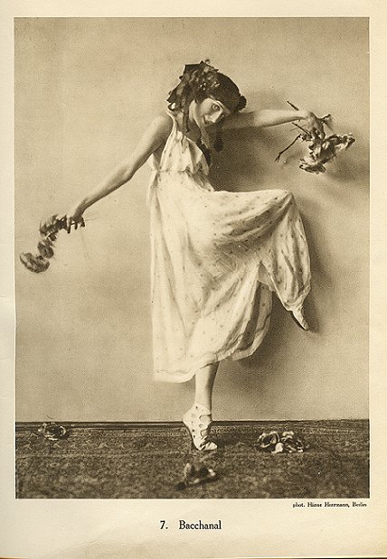 Anna Pavlova Bacchanal 1920s originally uploaded by Gatochy