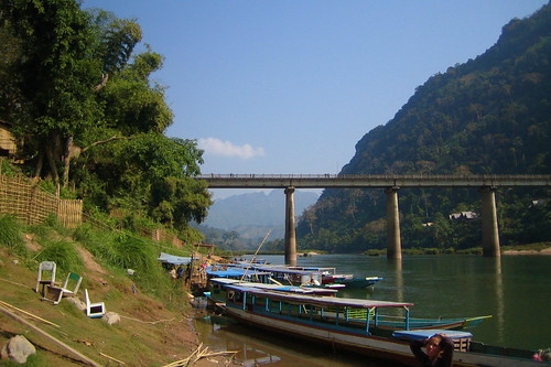 bridge on the river Nam Ou