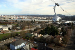 Portland Aerial Tram going the other way again