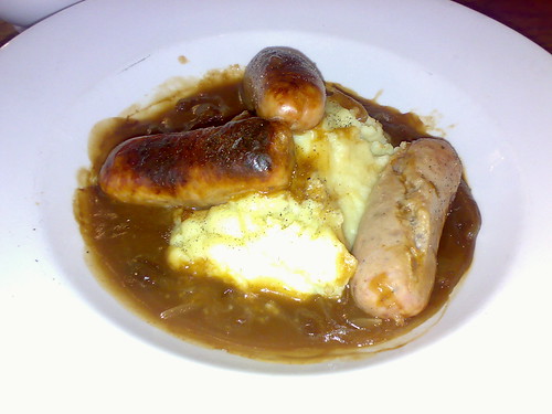 Sausage and Mash at The Merlin Bar, Morningside, Edinburgh 
