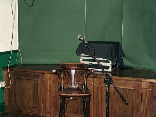 An empty chair, an open mike and a captive audience – my idea of heaven.