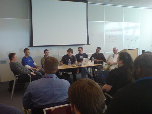 Larger photo of the Lullabot podcast crew