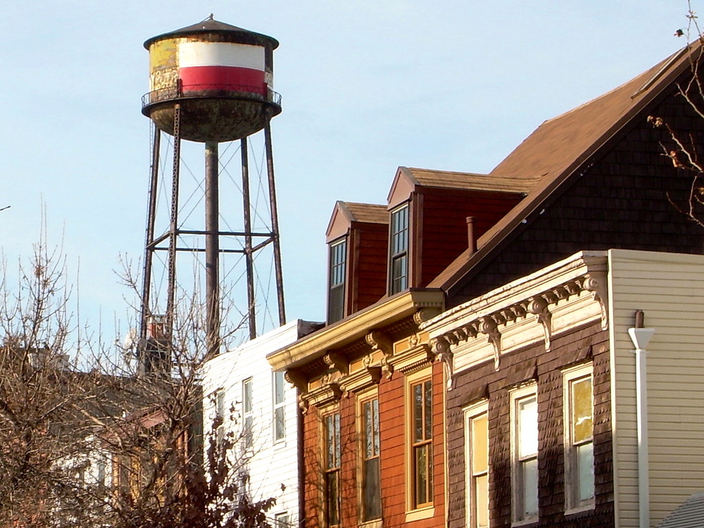 water tower, greenpoint