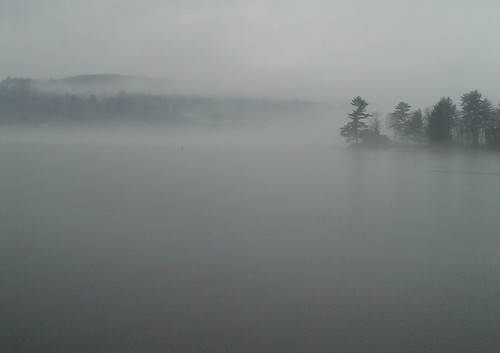 Fog on Newfound Lake image