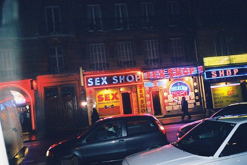 Sex shop at Pigale. Paris