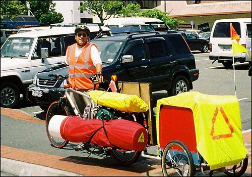 Ted and his xtracycle roadtrain