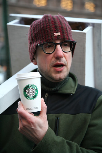 Reverend Billy Starbucks Protest