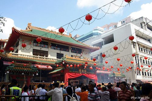 Kwan Im Tong Hood Che Temple on Chinese New Year Day