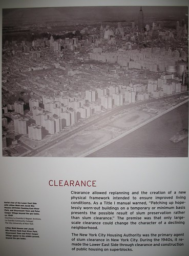 Clearance, Robert Moses exhibit